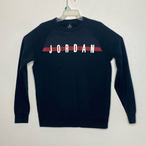 Jordan Men’s Black Sweatshirt Size M - Picture 1 of 4